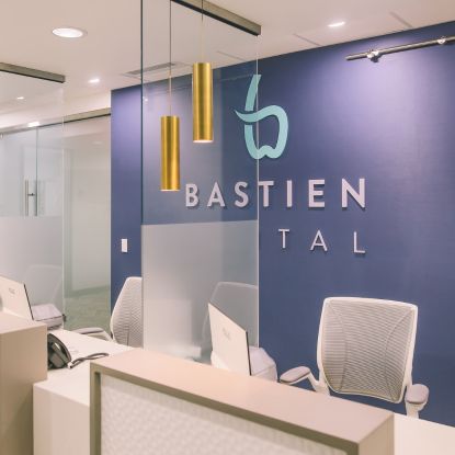 Bastien dental office and team